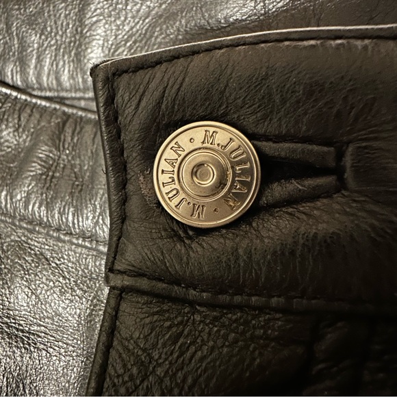 Men’s M.Julian Wilson’s Leather Motorcycle Riding Pants Size 36x32 - Picture 7 of 16